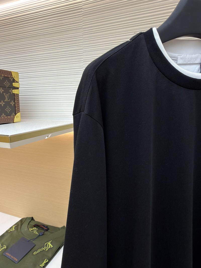 Prada Solid Color Crew Neck Long Sleeve Sweatshirt 3