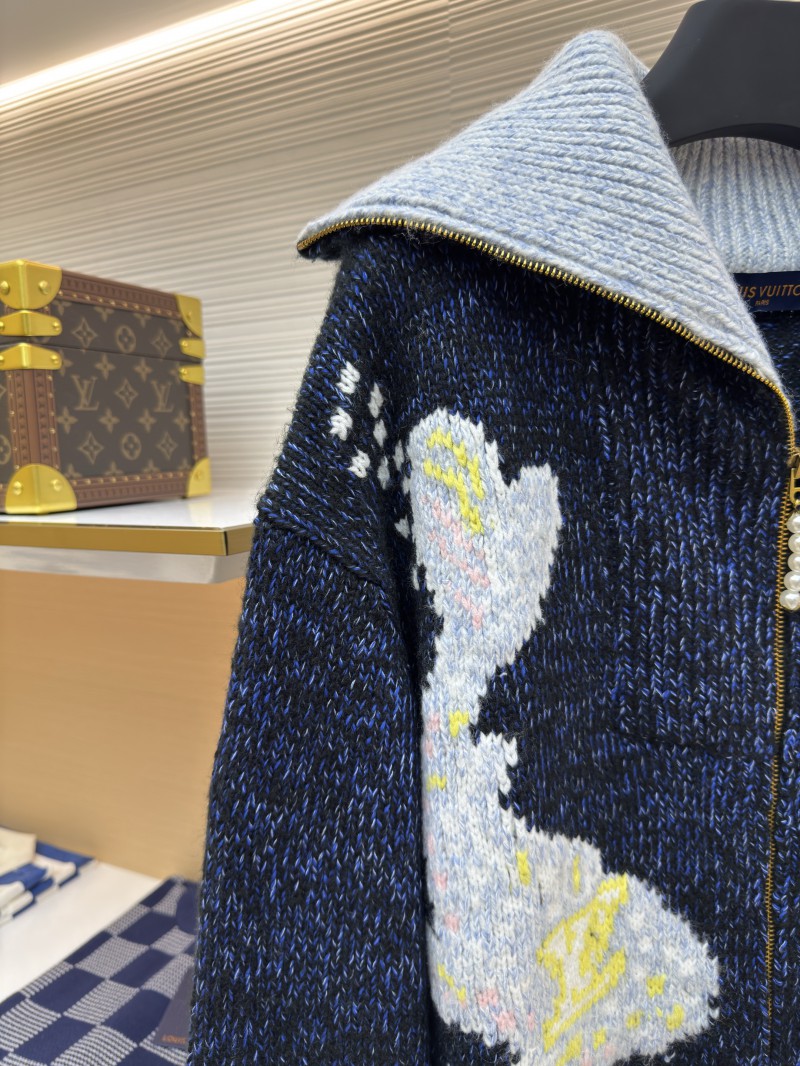 LV Zipper Knit Waist-cinching Jacket 5