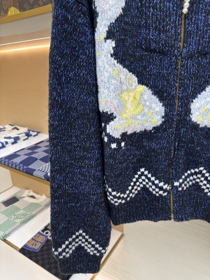 LV Zipper Knit Waist-cinching Jacket 7
