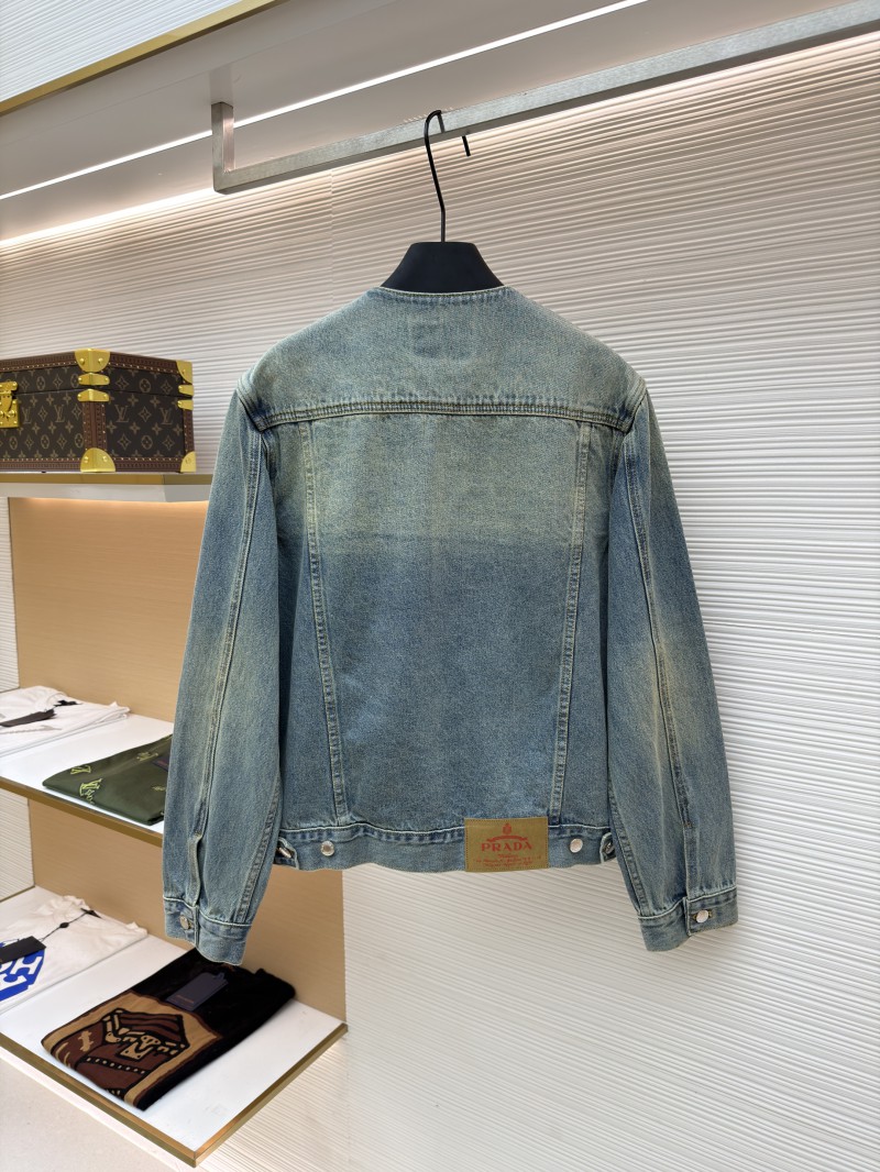Prada Washed Denim Jacket 2 1