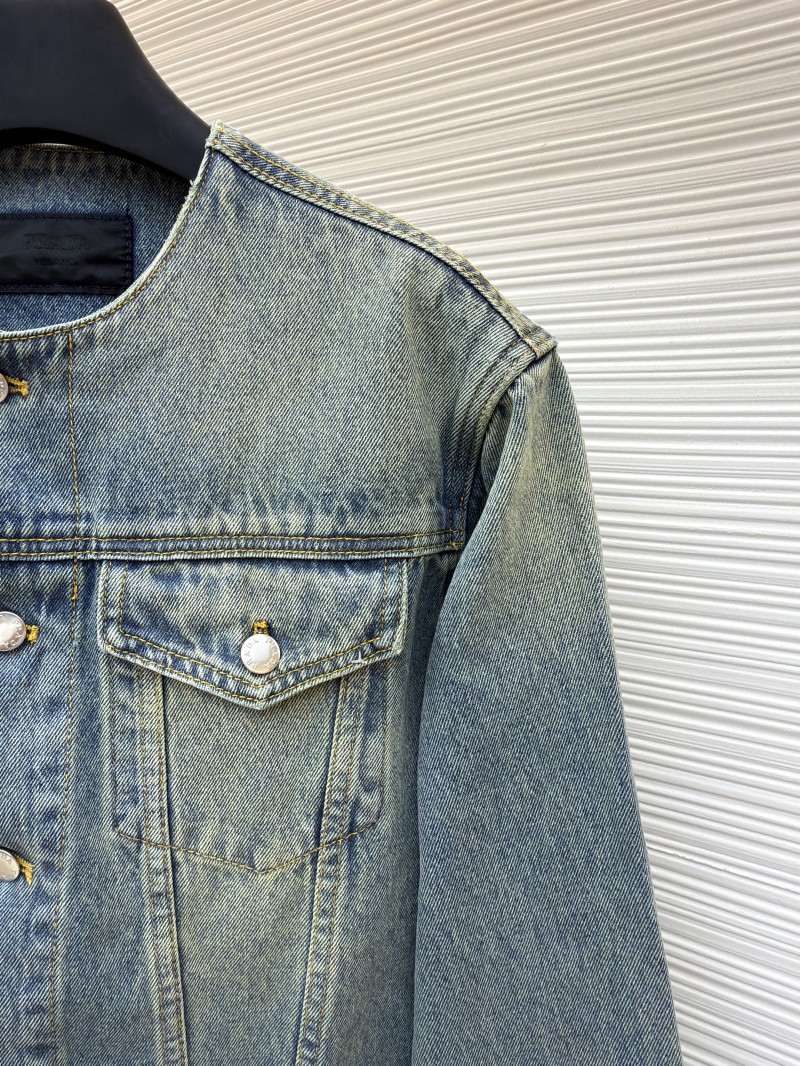 Prada Washed Denim Jacket 2 4