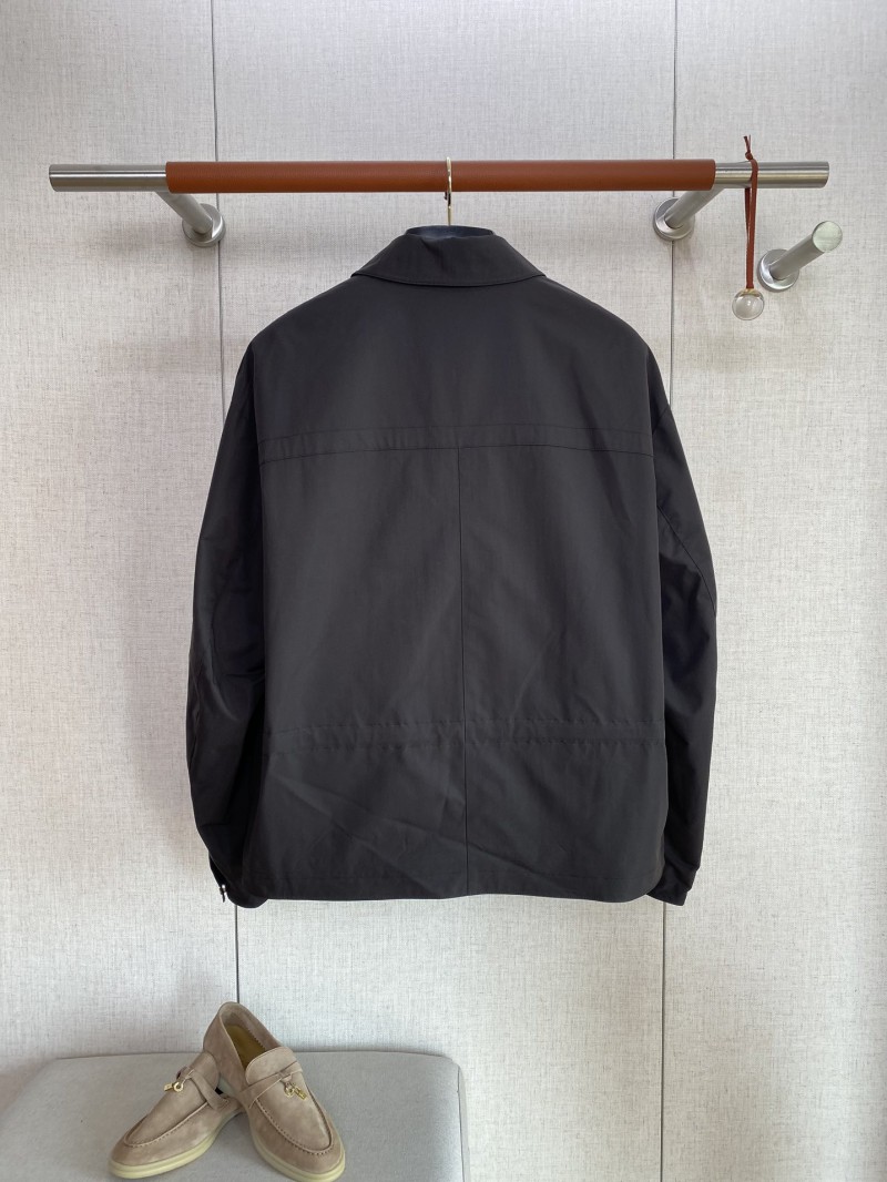HERMES Long-Sleeve Drawstring Jacket 1 1