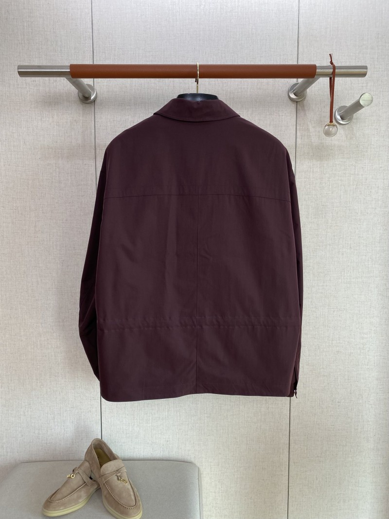 HERMES Long-Sleeve Drawstring Jacket 2 1