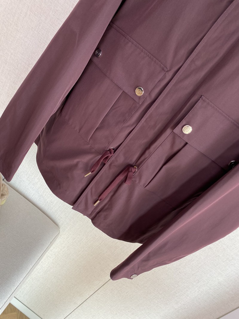 HERMES Long-Sleeve Drawstring Jacket 2 3