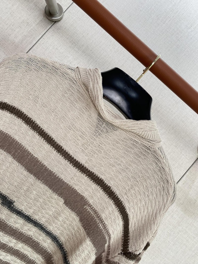 Bottega Veneta Patterned Knit Polo Short-Sleeve Shirt 4