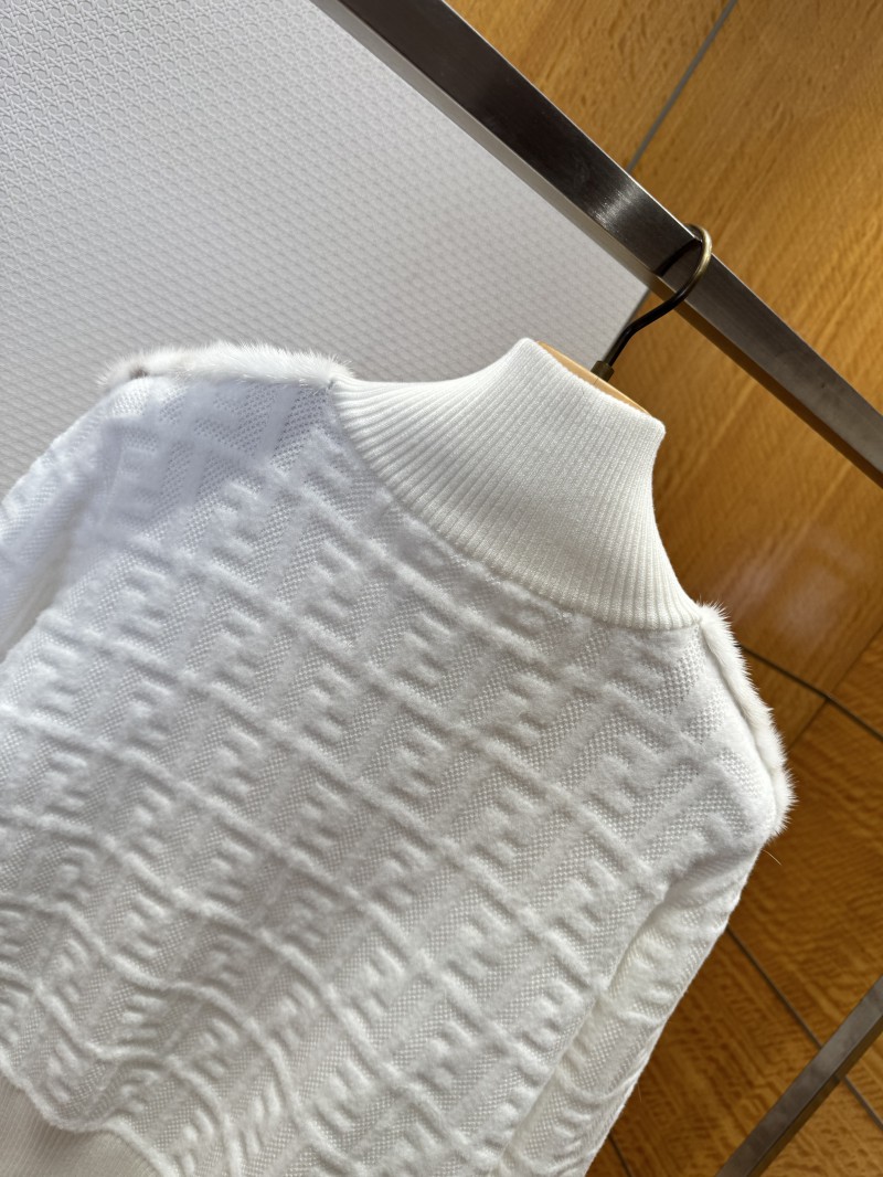 Fendi Mink Knit New Coat 6