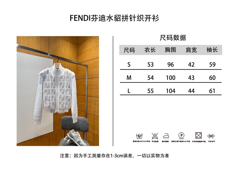 Fendi Mink Knit New Coat 9