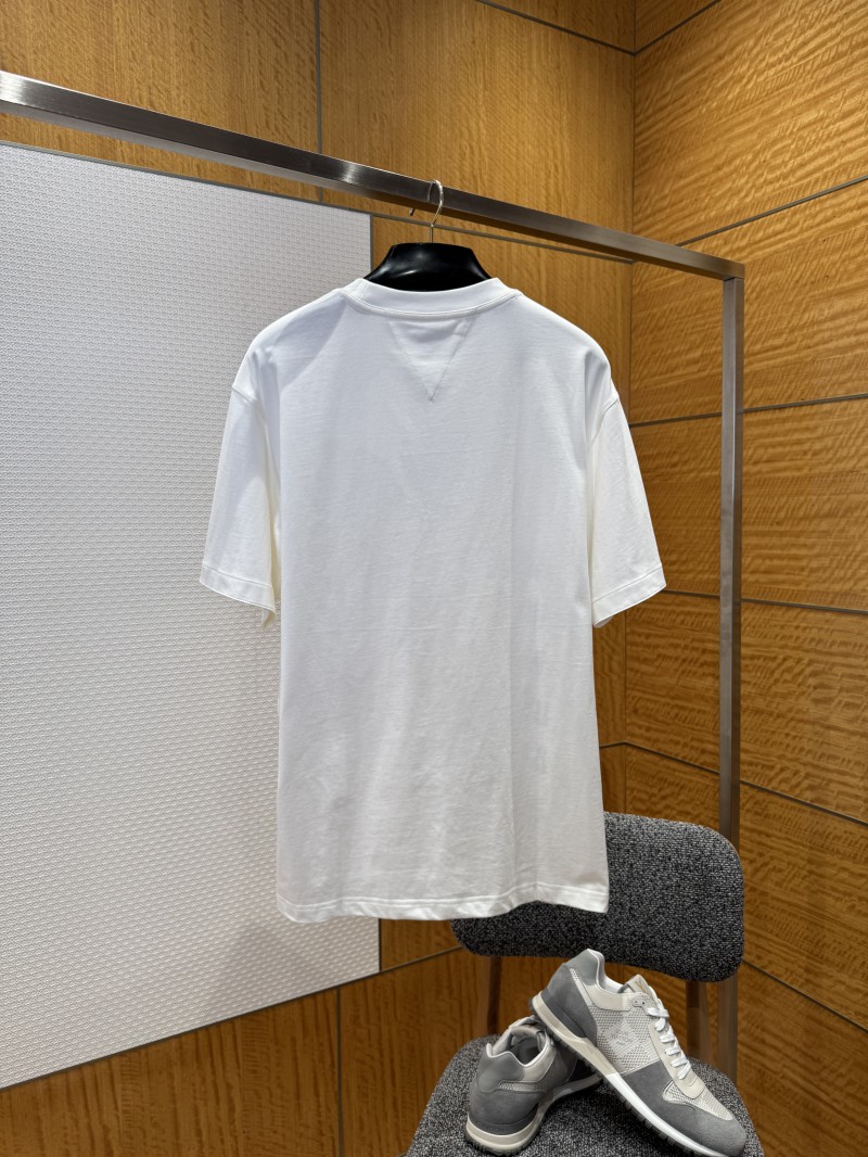 Bottega Veneta Letter Print Crew Neck Short-Sleeve T-Shirt 1