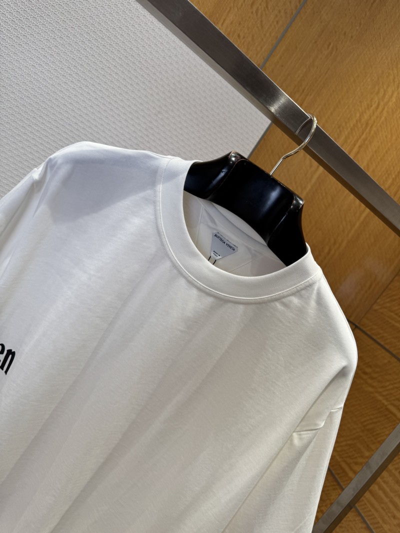 Bottega Veneta Letter Print Crew Neck Short-Sleeve T-Shirt 2