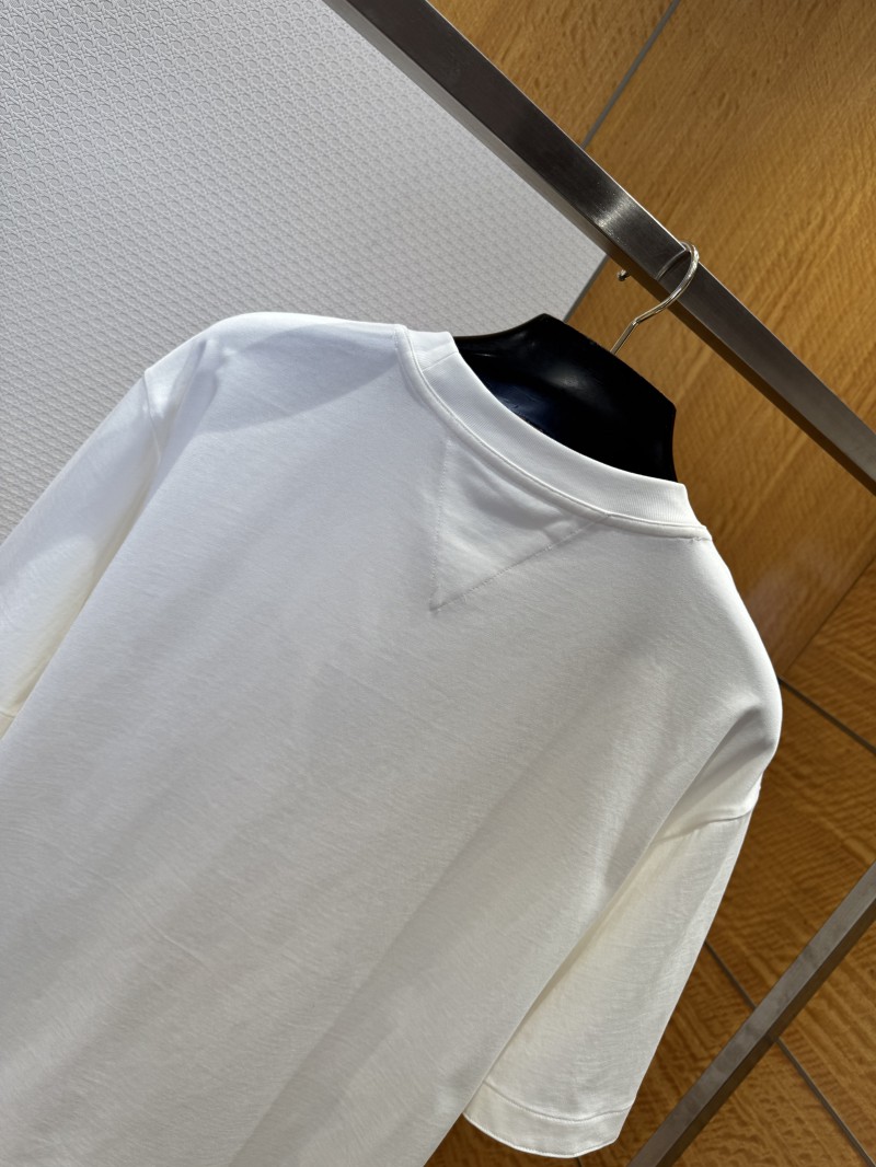 Bottega Veneta Letter Print Crew Neck Short-Sleeve T-Shirt 5