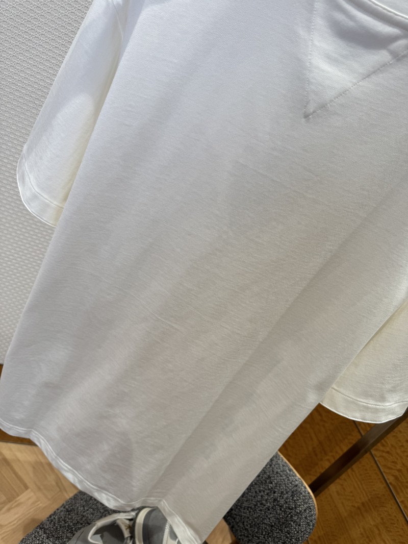 Bottega Veneta Letter Print Crew Neck Short-Sleeve T-Shirt 6