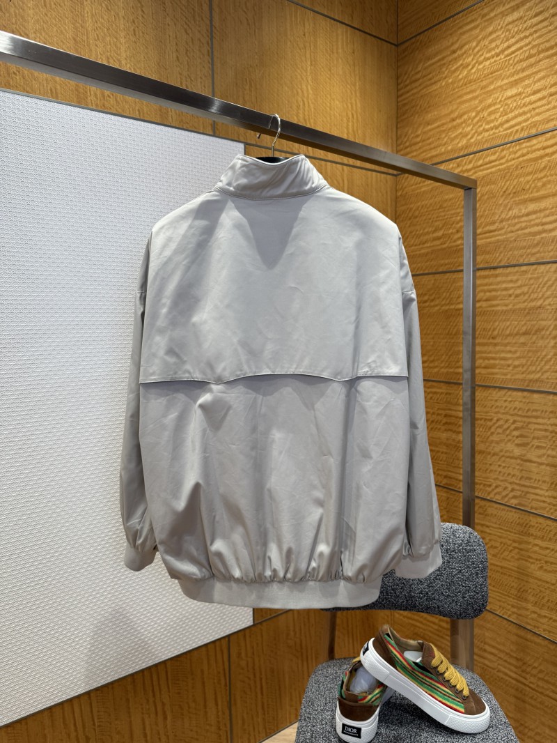 Miu Miu Stand Collar Embroidered Long Sleeve Jacket Coat 1