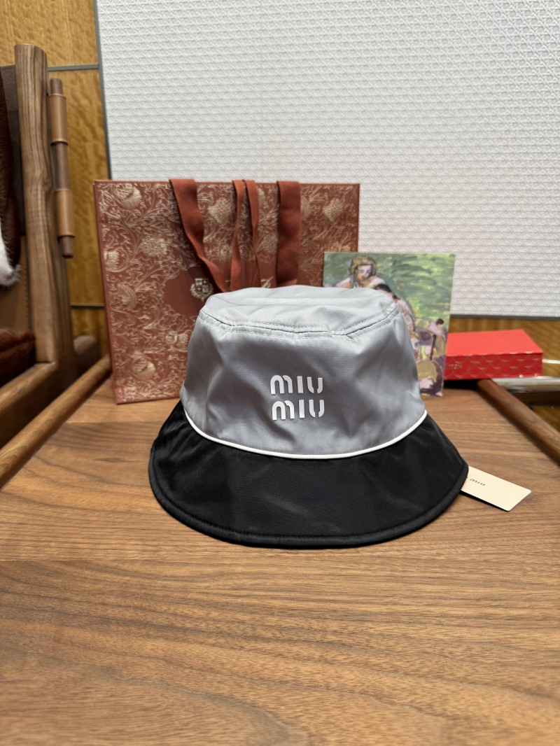 Miu Miu Logo Fisherman's Hat 1 1