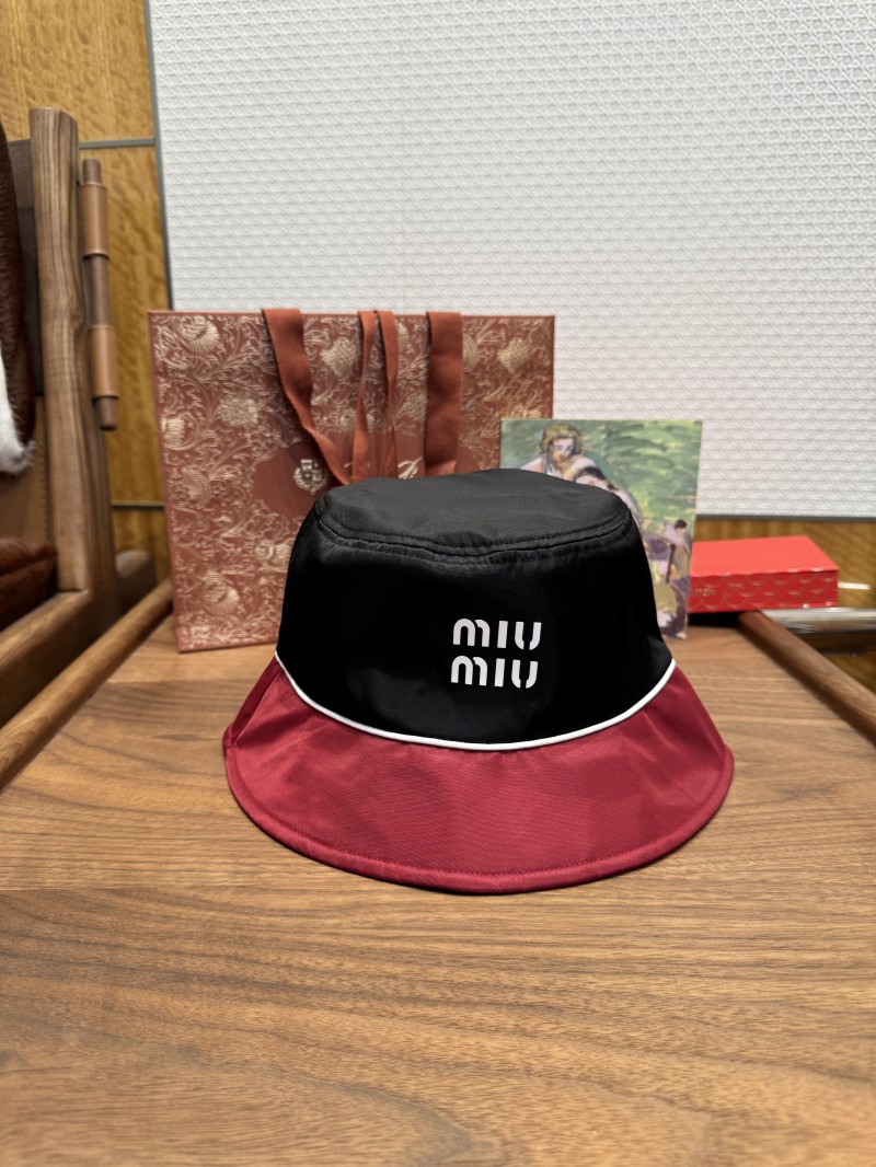 Miu Miu Logo Fisherman's Hat 3 1