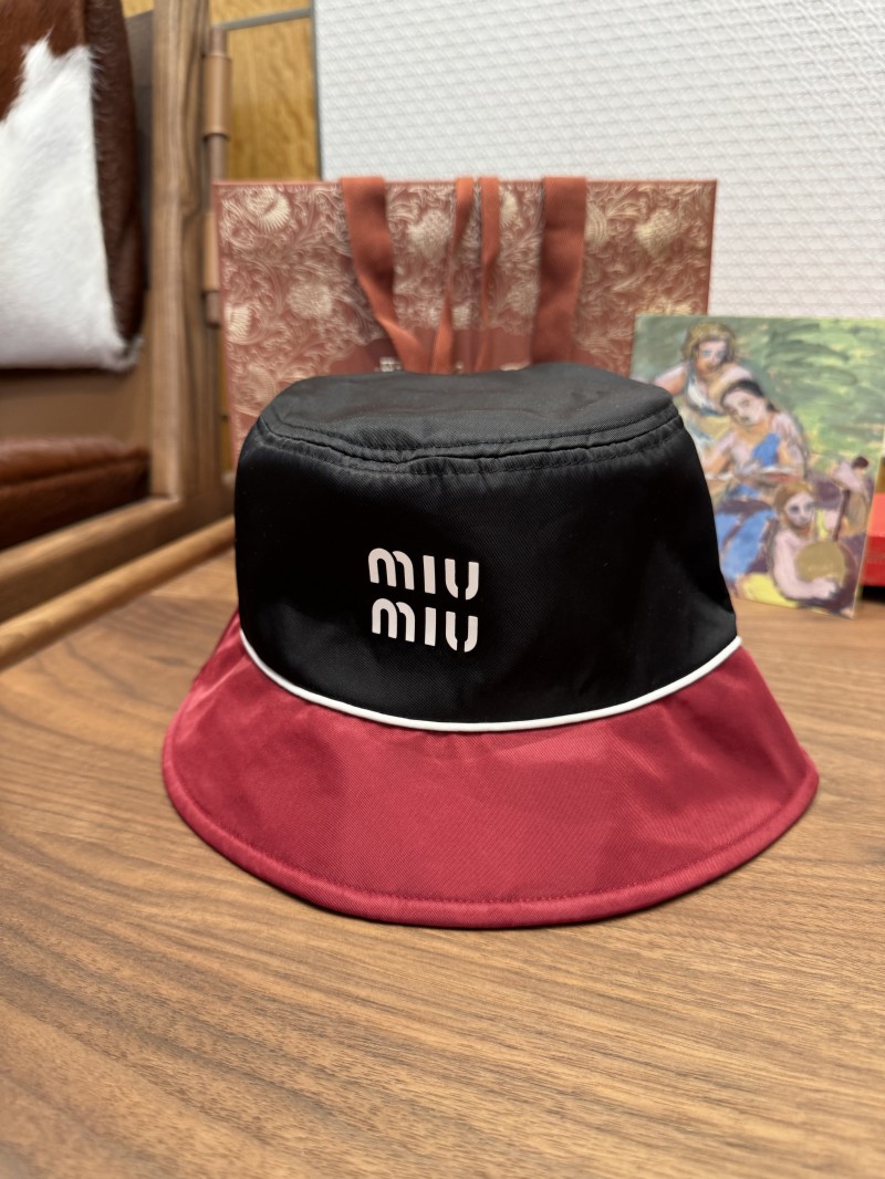 Miu Miu Logo Fisherman's Hat 3 2