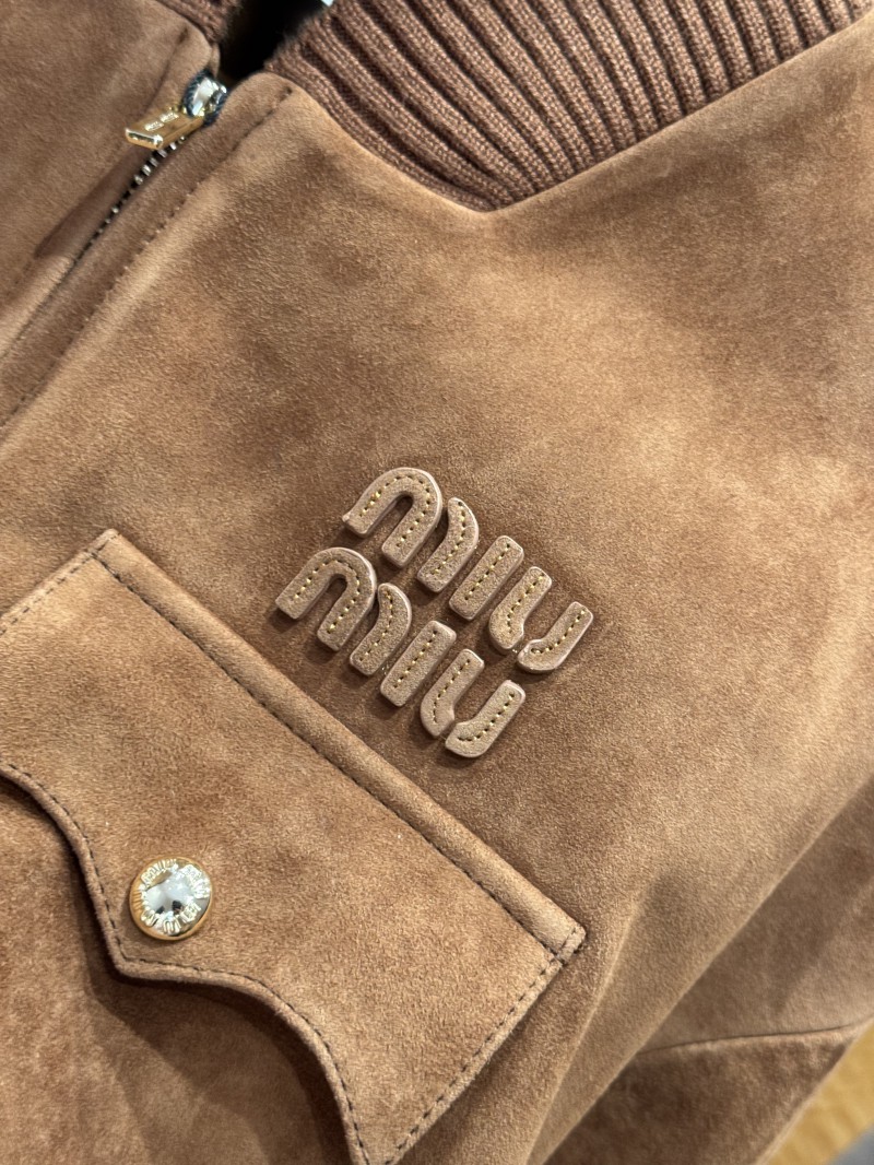 Miu Miu Suede Jacket Coat 5