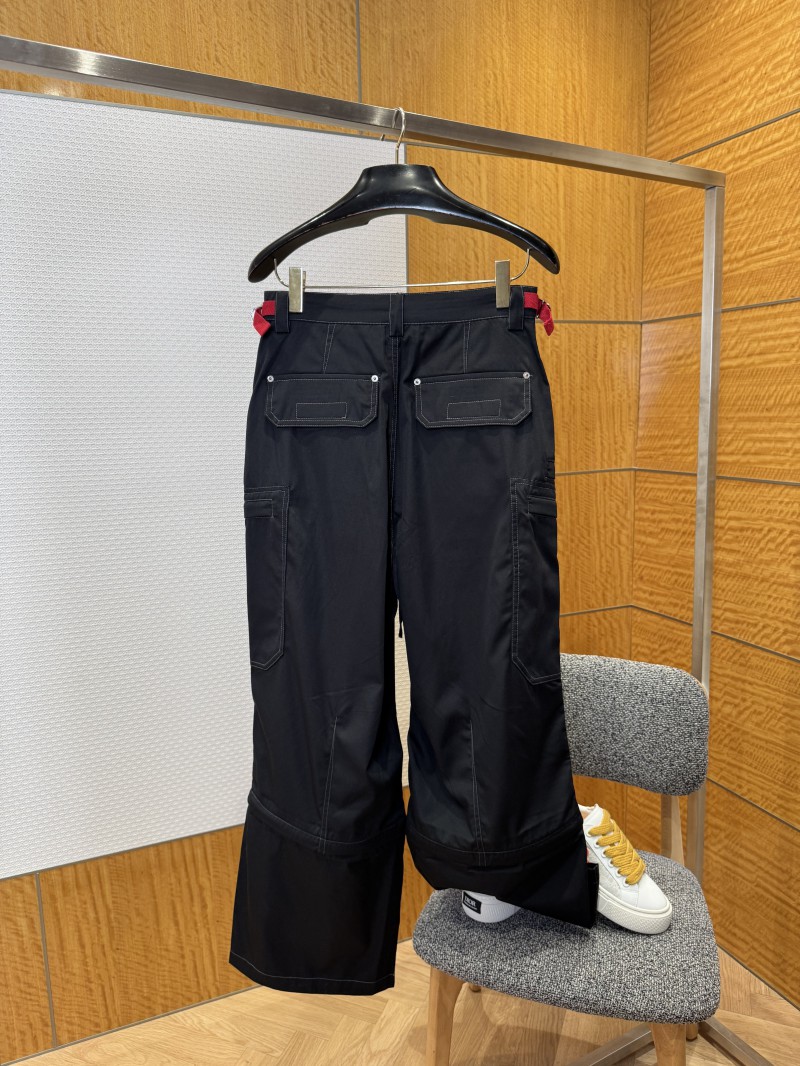 Balenciaga Detachable Leg Embroidered Work Pants 1