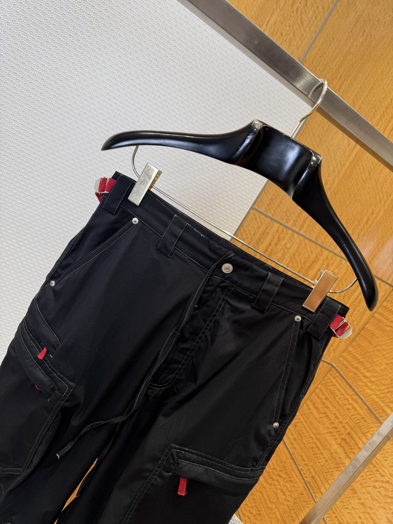 Balenciaga Detachable Leg Embroidered Work Pants 2