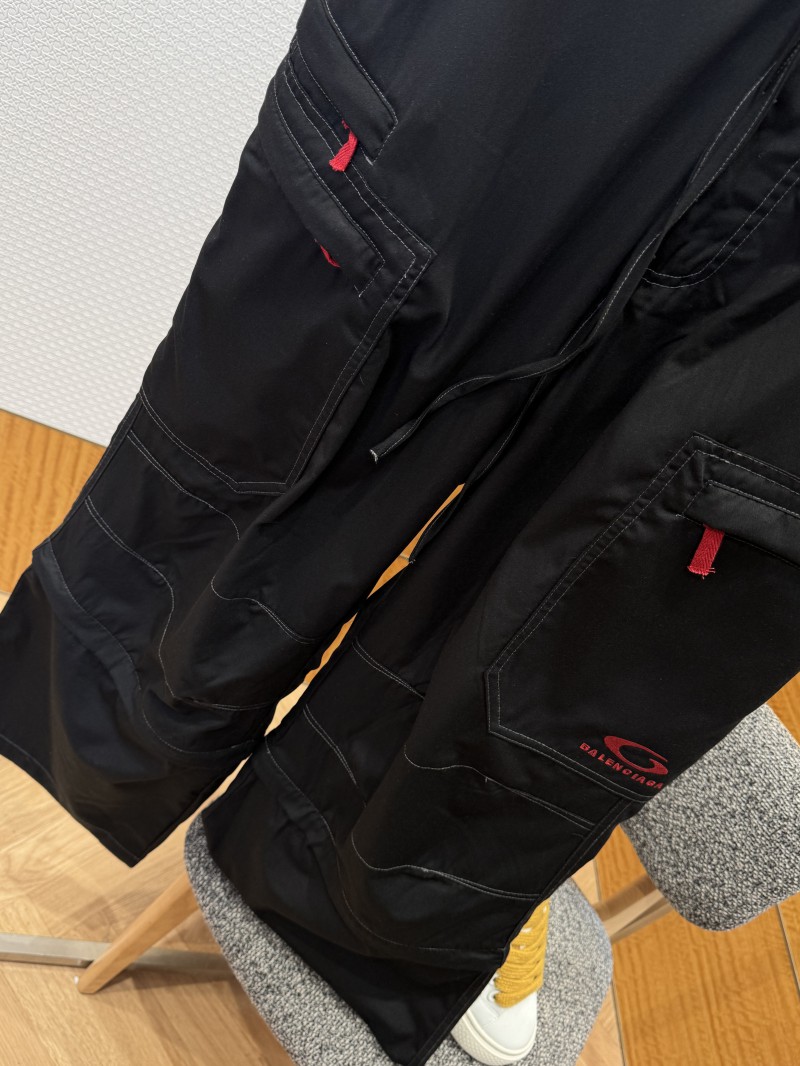 Balenciaga Detachable Leg Embroidered Work Pants 3