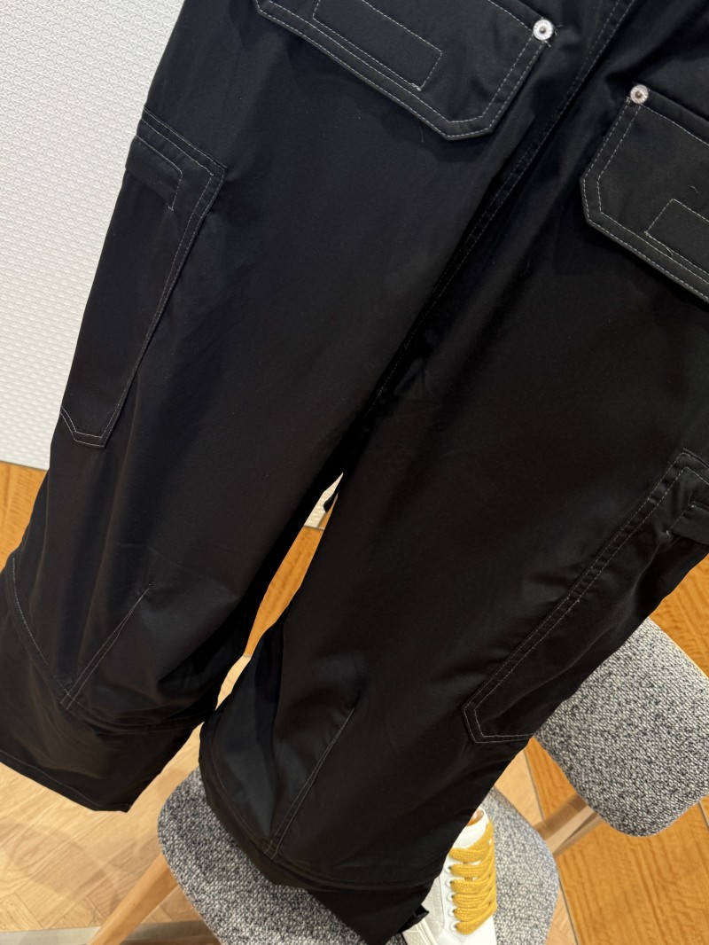 Balenciaga Detachable Leg Embroidered Work Pants 8