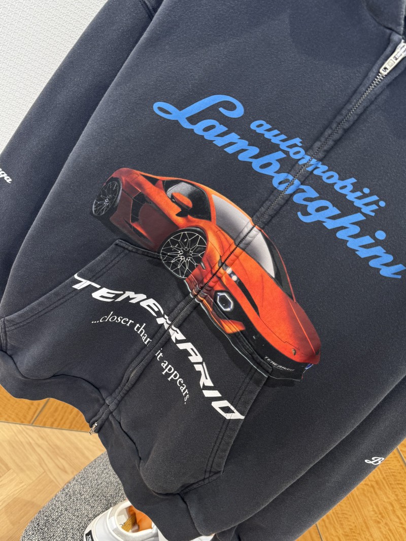 Balenciaga Collaboration Car Zipper Hooded Sweatshirt 3