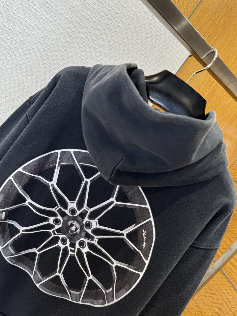 Balenciaga Collaboration Car Zipper Hooded Sweatshirt 6