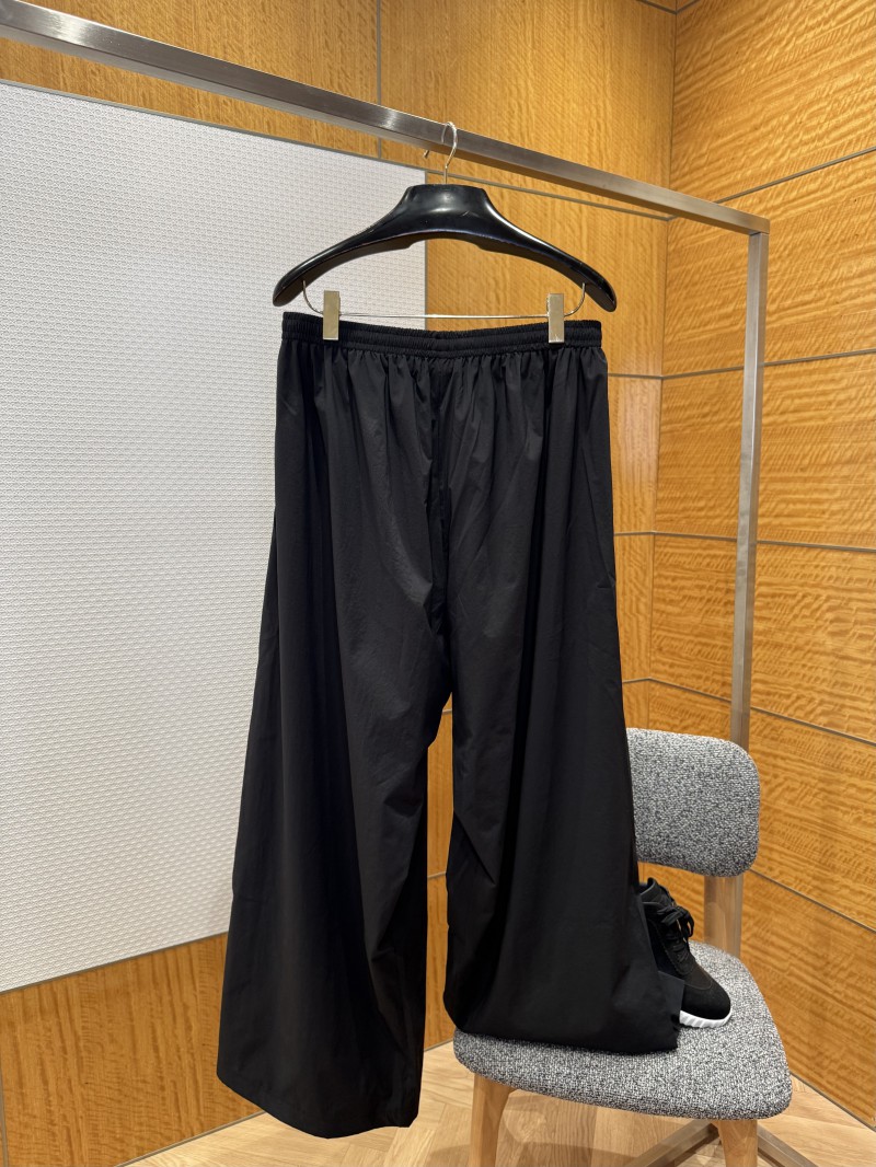 Balenciaga Embroidered Wide-Leg Casual Pants 1