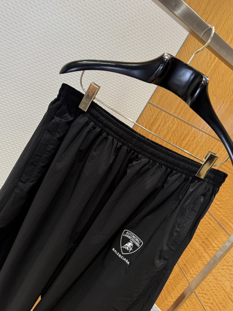 Balenciaga Embroidered Wide-Leg Casual Pants 2