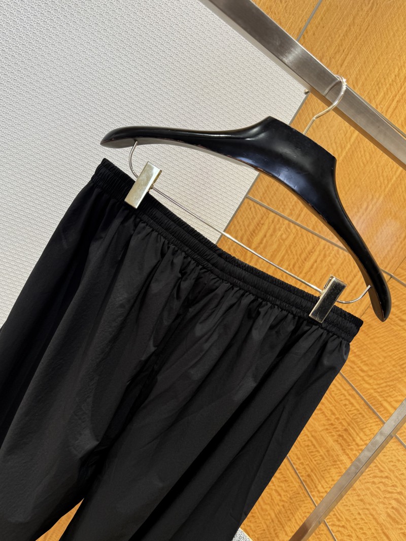 Balenciaga Embroidered Wide-Leg Casual Pants 5