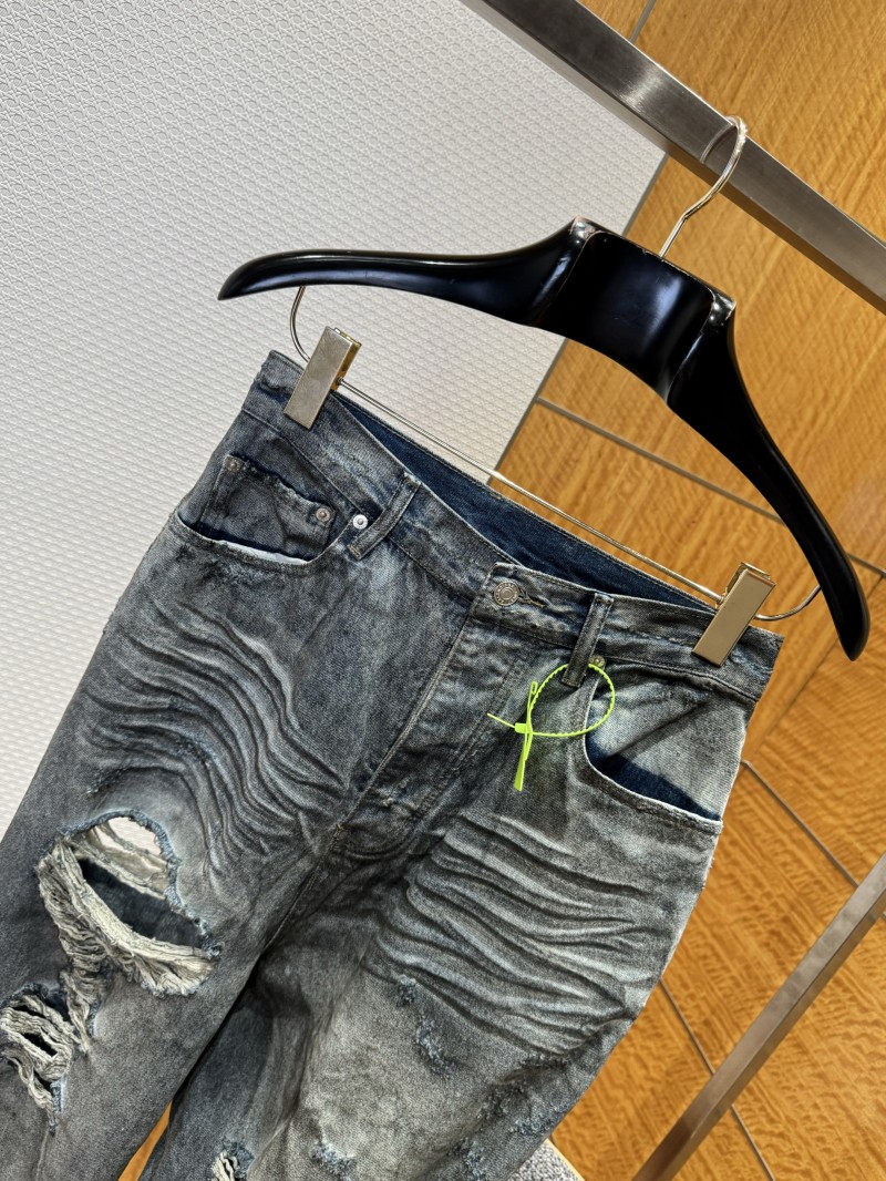 Balenciaga Distressed Ripped Jeans 2