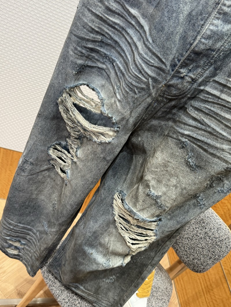 Balenciaga Distressed Ripped Jeans 3