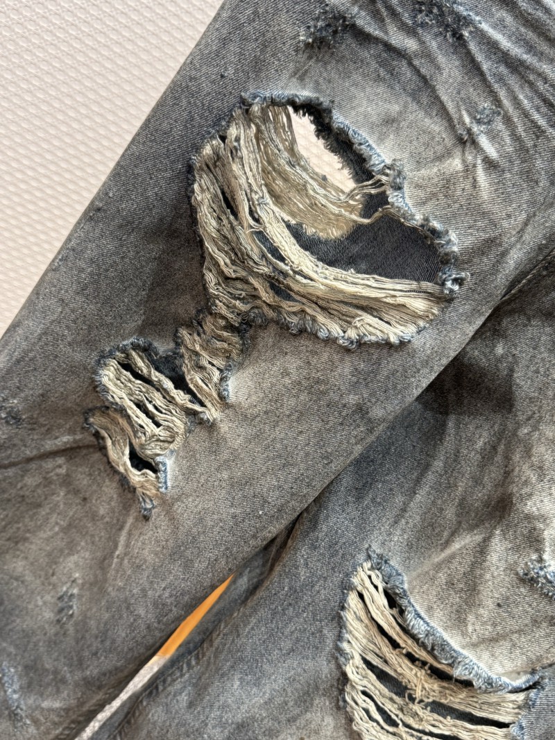 Balenciaga Distressed Ripped Jeans 4
