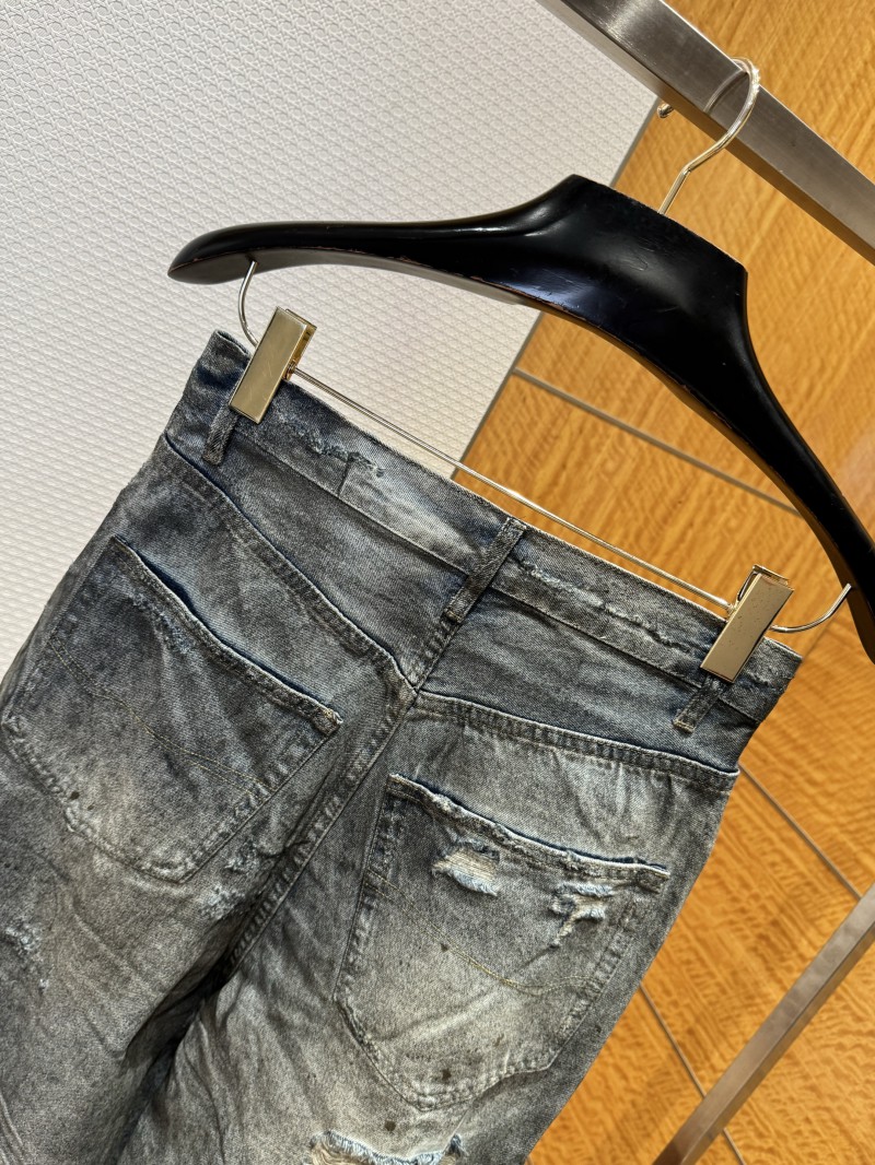 Balenciaga Distressed Ripped Jeans 5