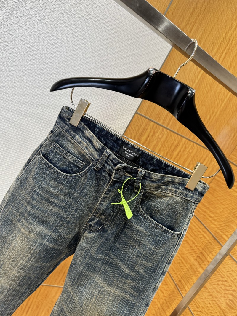 Balenciaga Distressed Flared Pants 2
