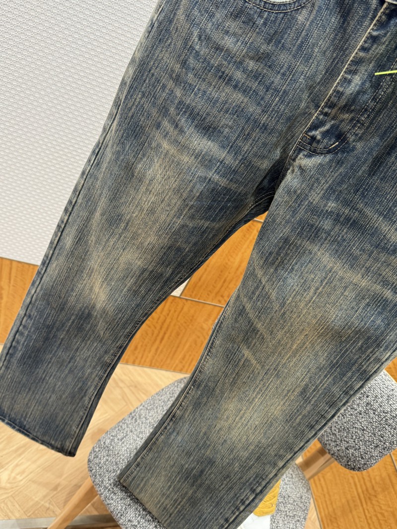 Balenciaga Distressed Flared Pants 3