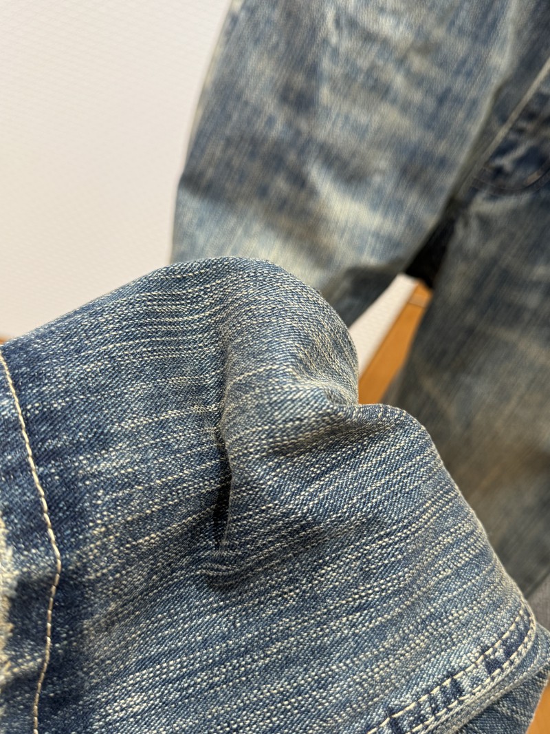 Balenciaga Distressed Flared Pants 4