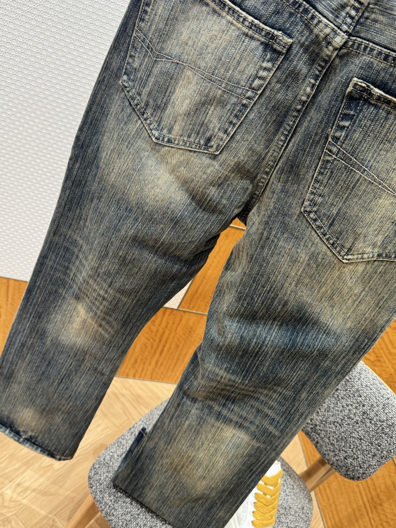 Balenciaga Distressed Flared Pants 6