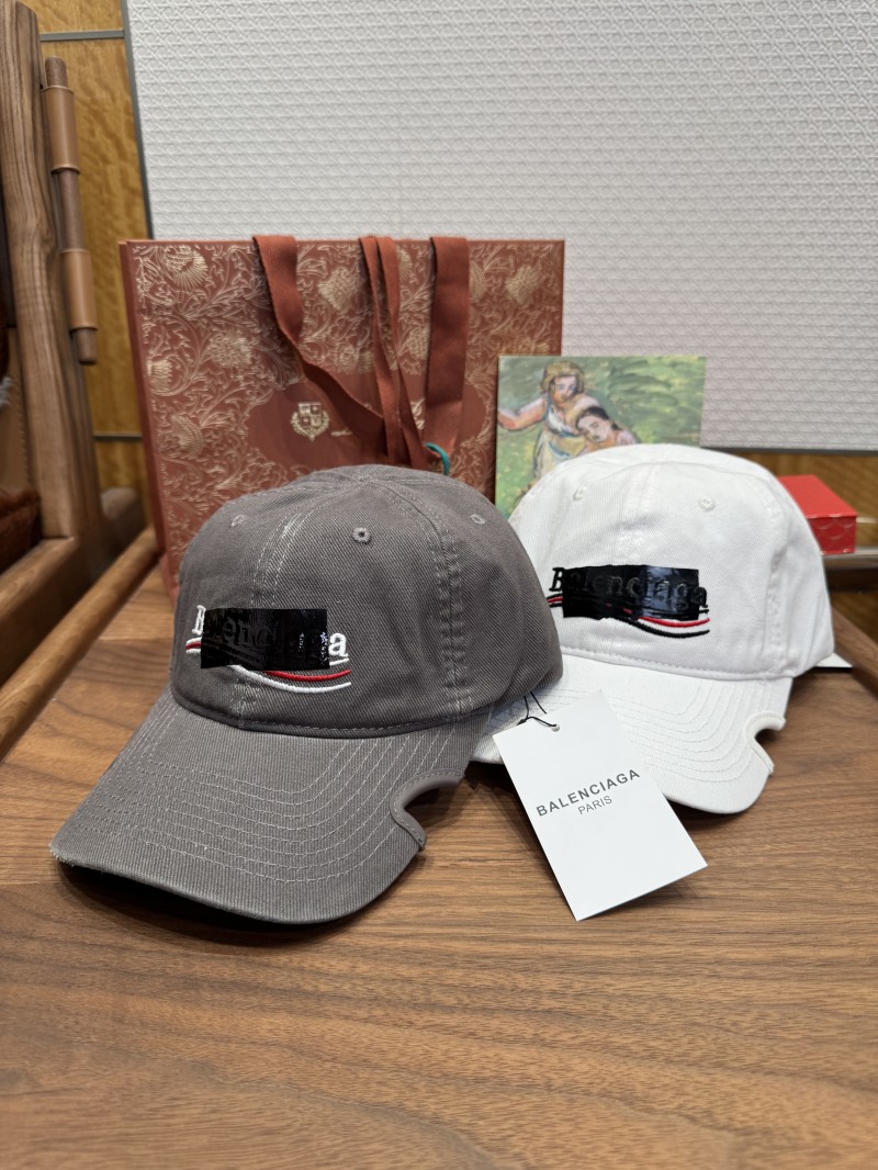 Balenciaga Embroidered Velcro Baseball Cap 1 8