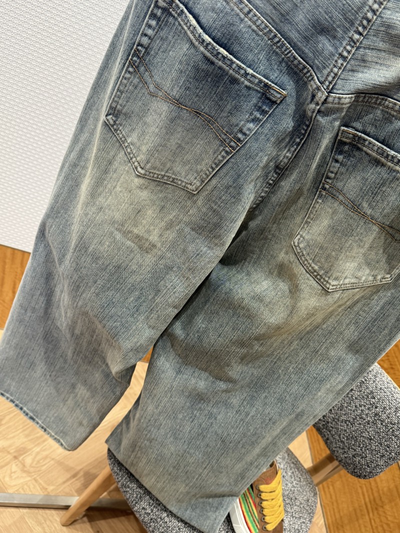 Balenciaga Distressed Wash Jeans 6