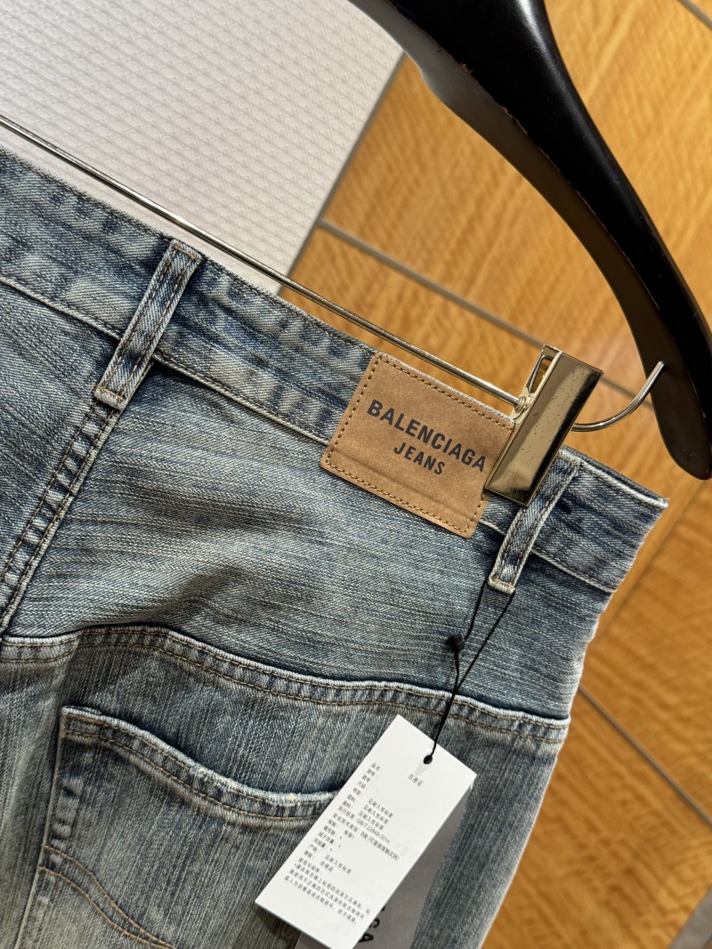 Balenciaga Distressed Wash Jeans 7