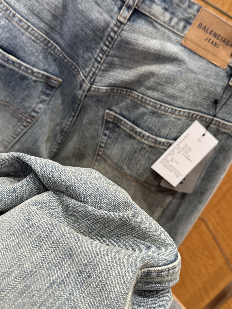 Balenciaga Distressed Wash Jeans 8