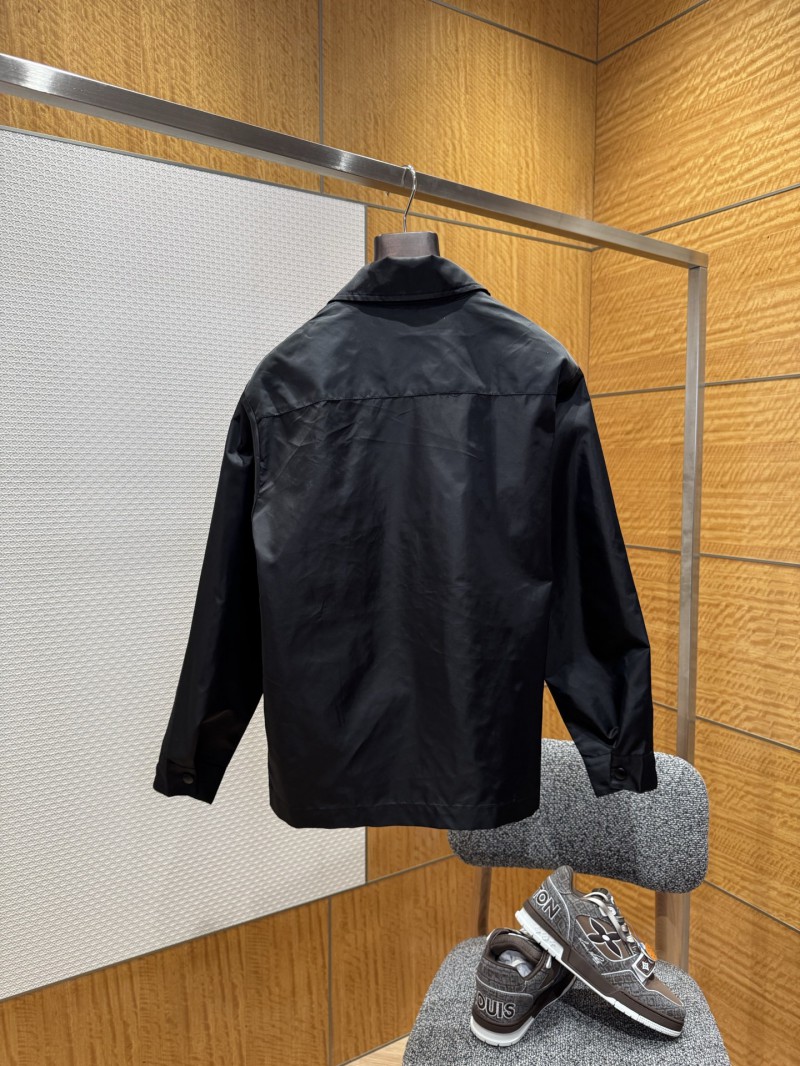 Prada Nylon Pocket Triangle Label Zipper Jacket 1