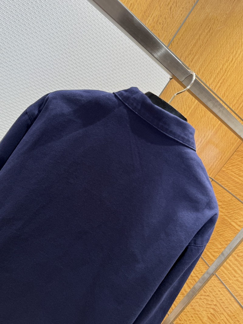 Prada Triangular Logo Distressed Denim Jacket 6