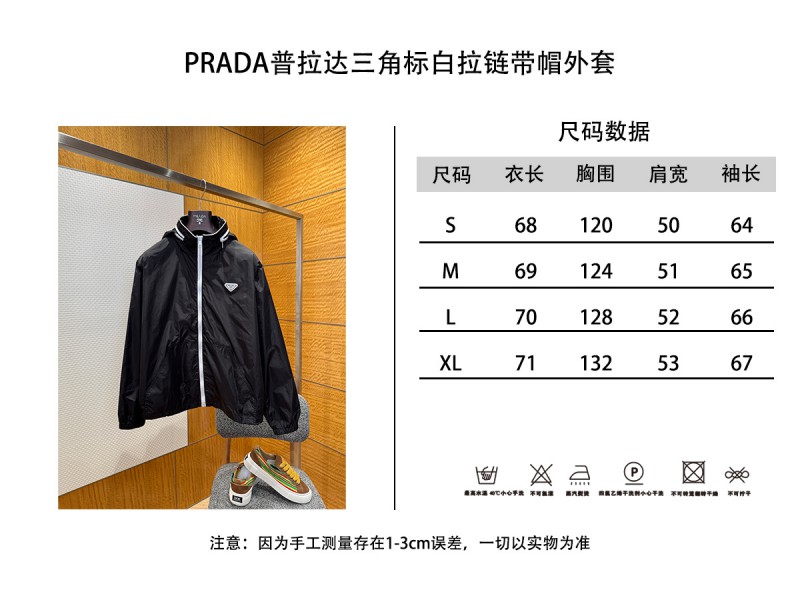 Prada Triangle Logo Recycled Nylon Jacket 9