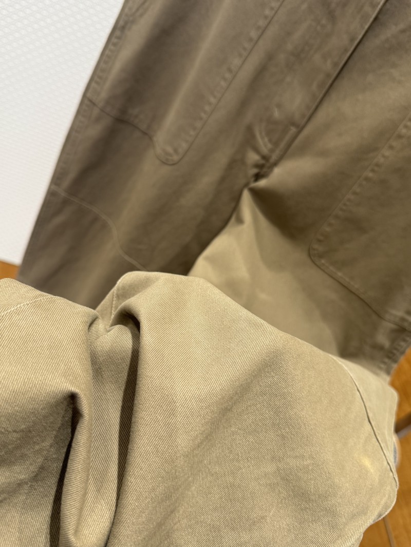 Prada Wide-Leg Twill Casual Pants 4