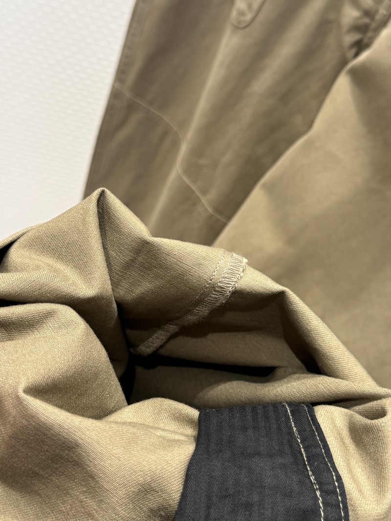 Prada Wide-Leg Twill Casual Pants 5