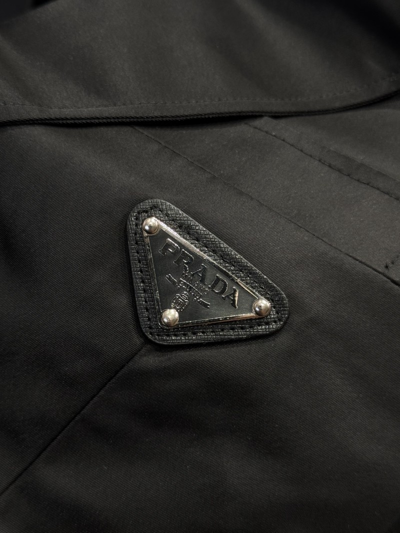 Prada Triangular Emblem Nylon Blazer 5