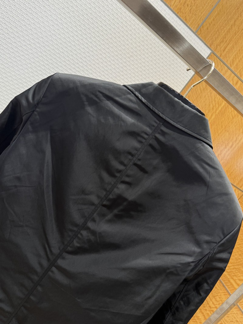 Prada Triangular Emblem Nylon Blazer 7