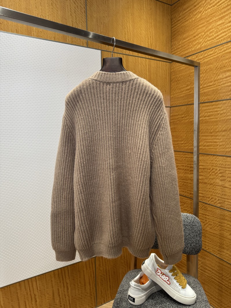 Prada Micro Logo Embroidered Sweater 1