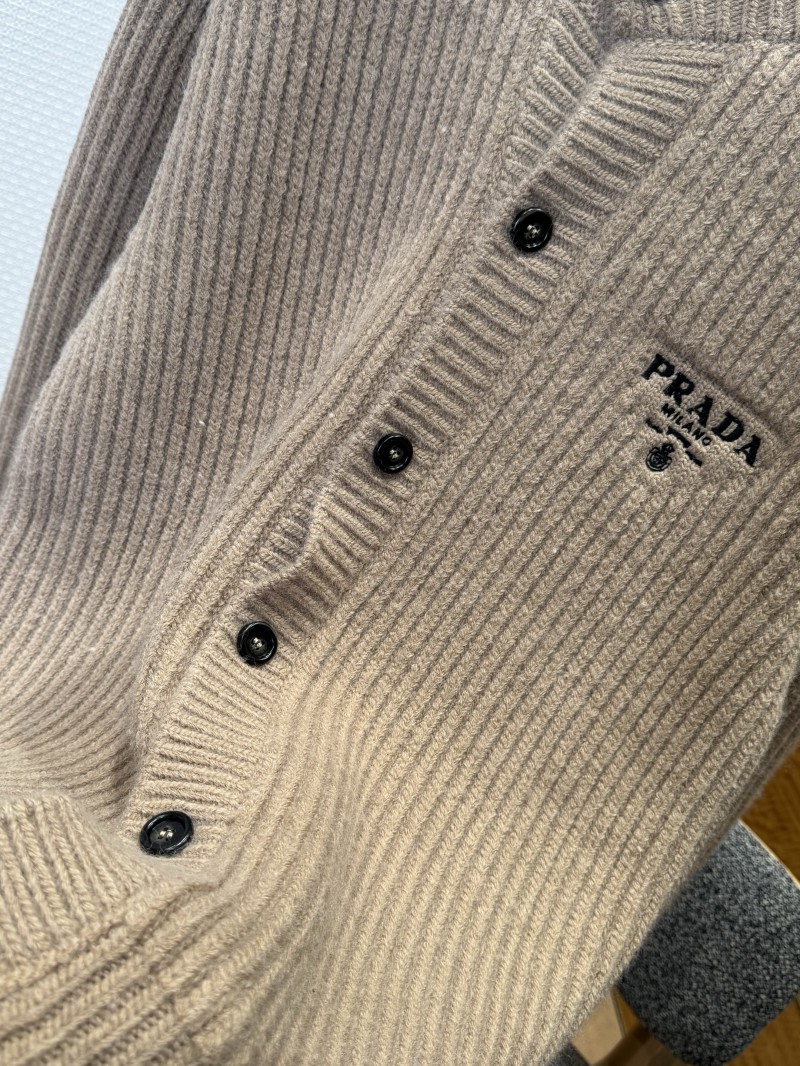 Prada Micro Logo Embroidered Sweater 4